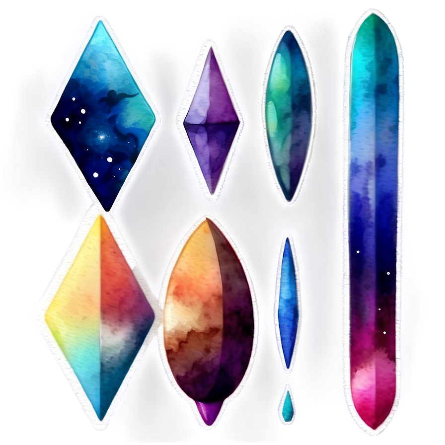 Watercolor Space Elements Png 05032024