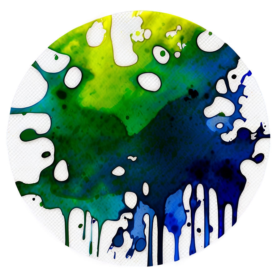 Watercolor Splash Coaster Png 06252024