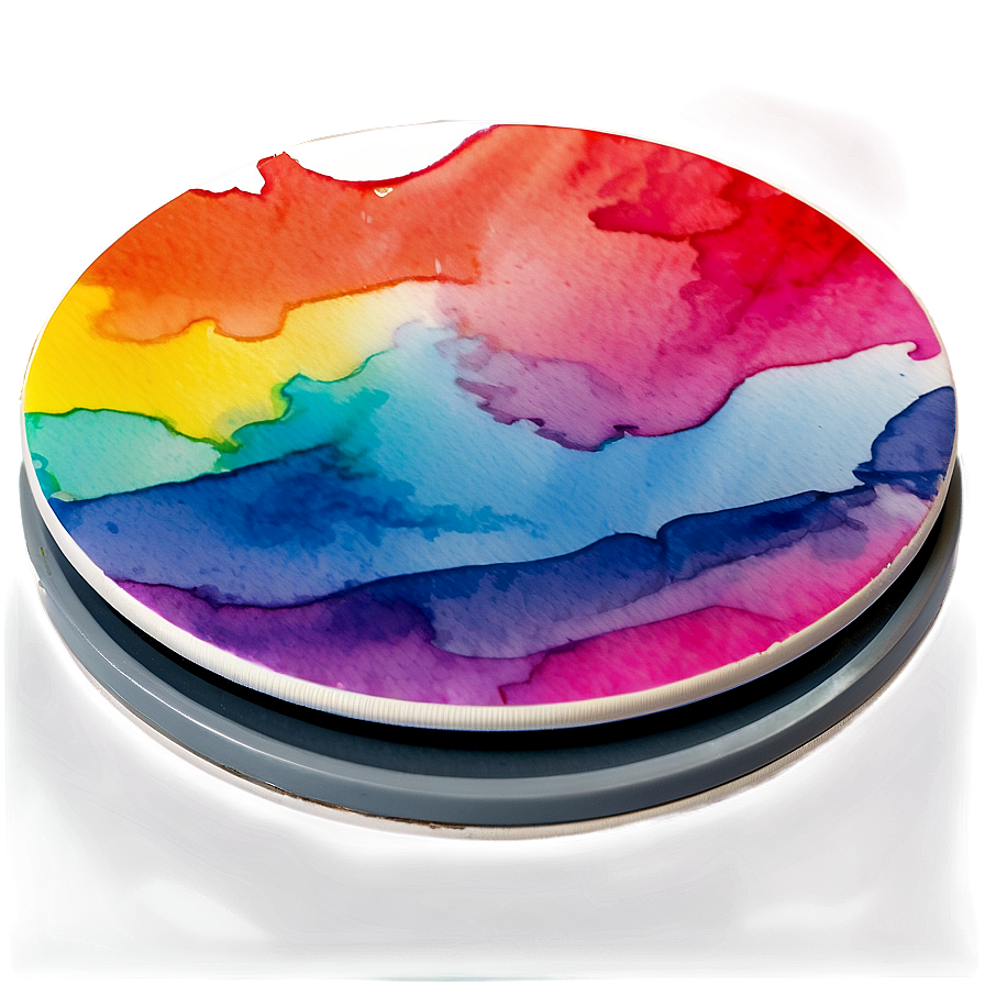 Watercolor Splash Coaster Png Btv92