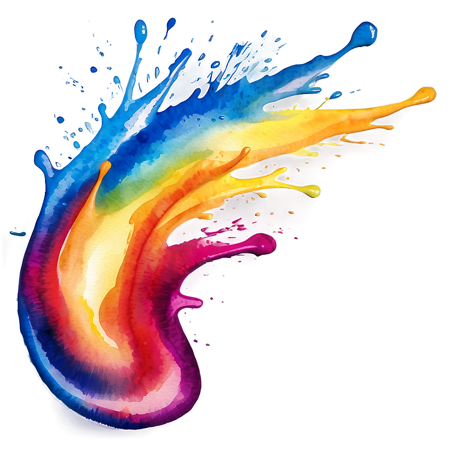 Watercolor Splash Png 06252024