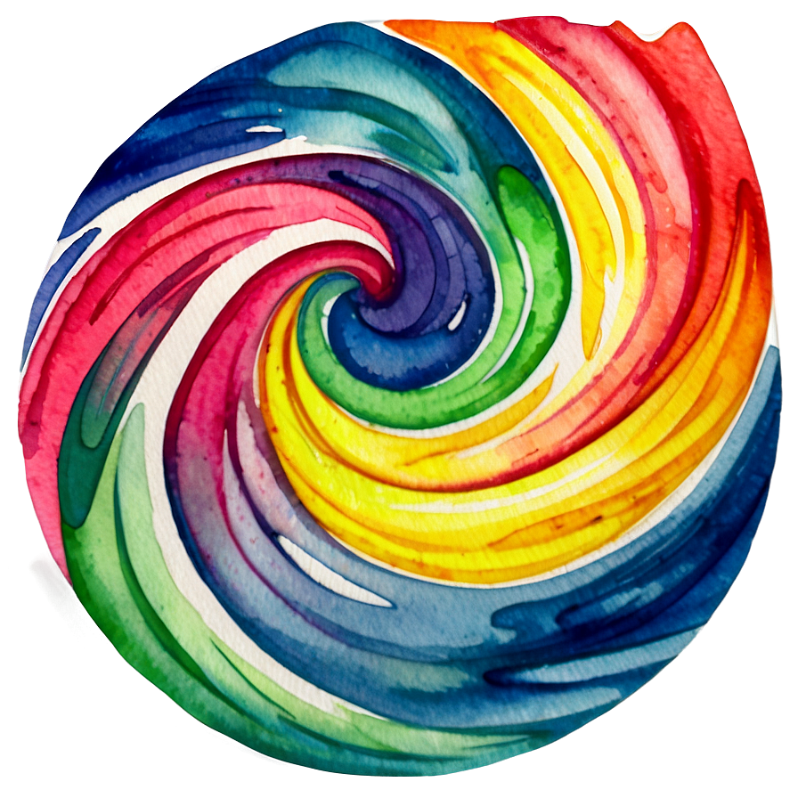 Watercolor Swirl Png 05242024