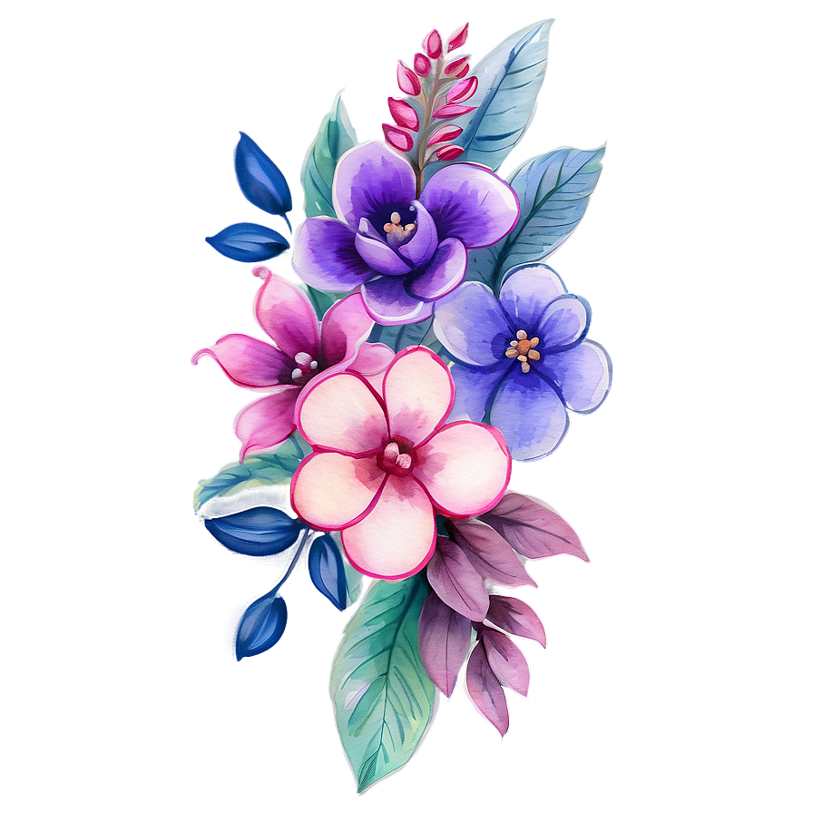 Watercolor Tattoo Designs Png 05032024