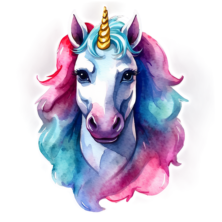 Watercolor Unicorn Png Ill