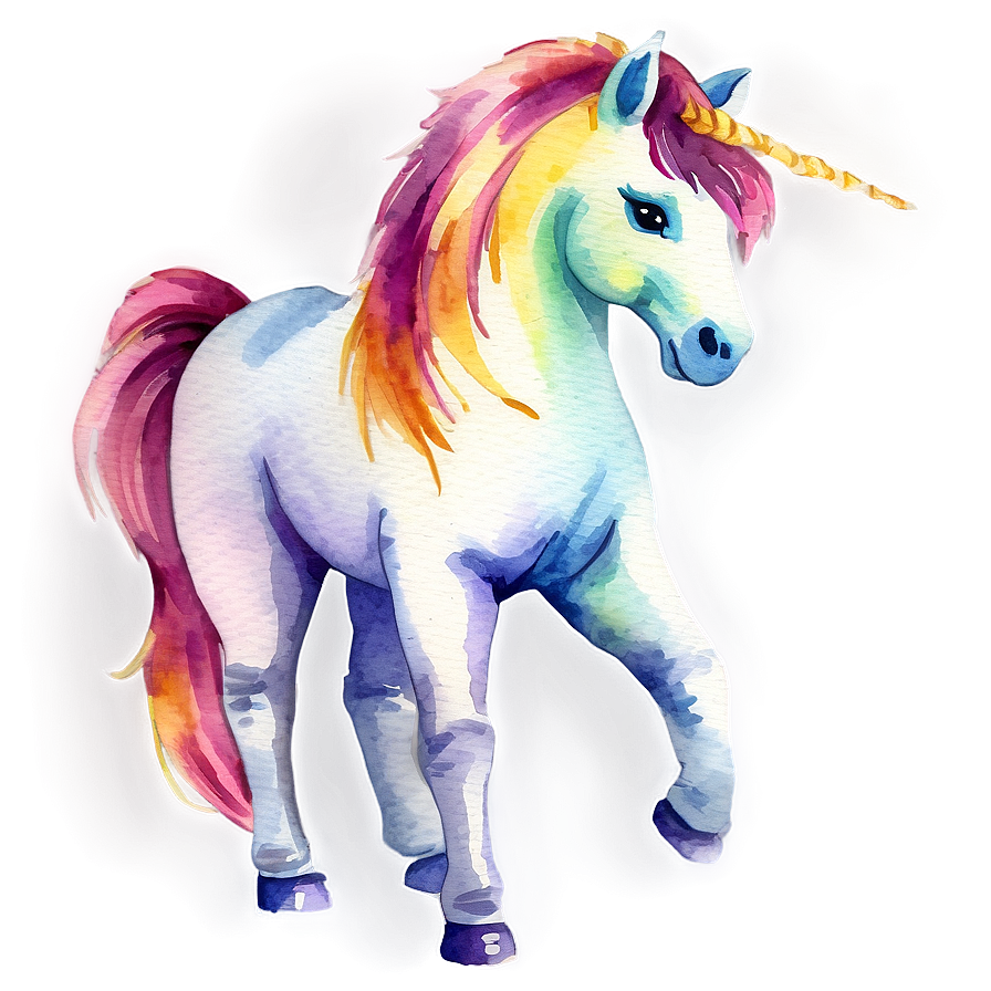 Watercolor Unicorn Png Yvi14