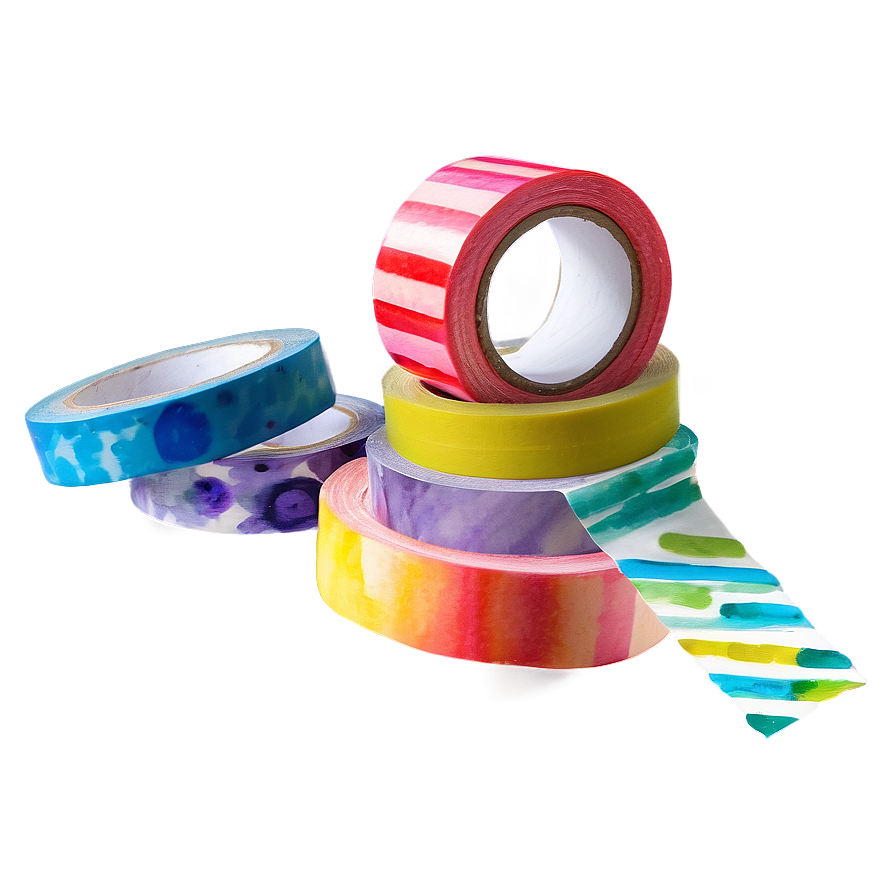 Watercolor Washi Tape Png Knp95