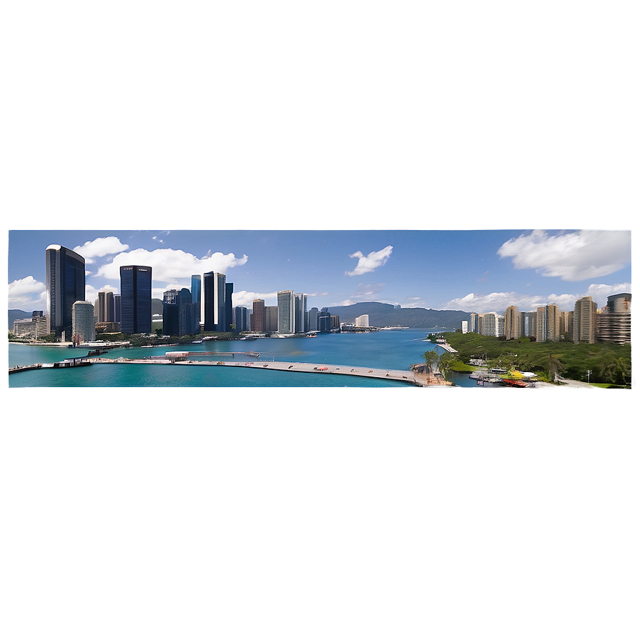 Waterfront City Panorama Png 06202024