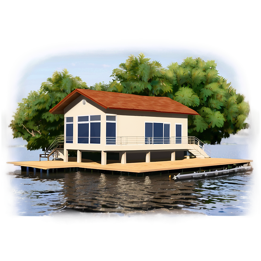Waterfront House Icon Png 71