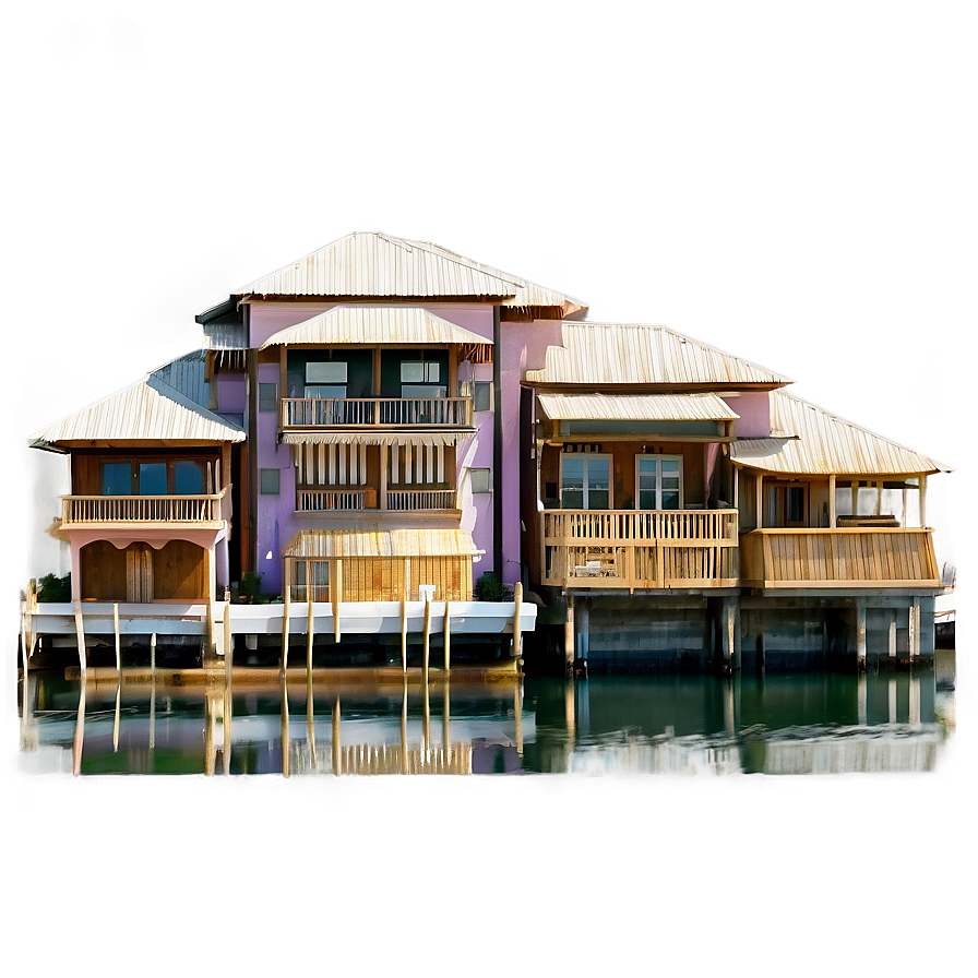 Waterfront Houses Png Qyb