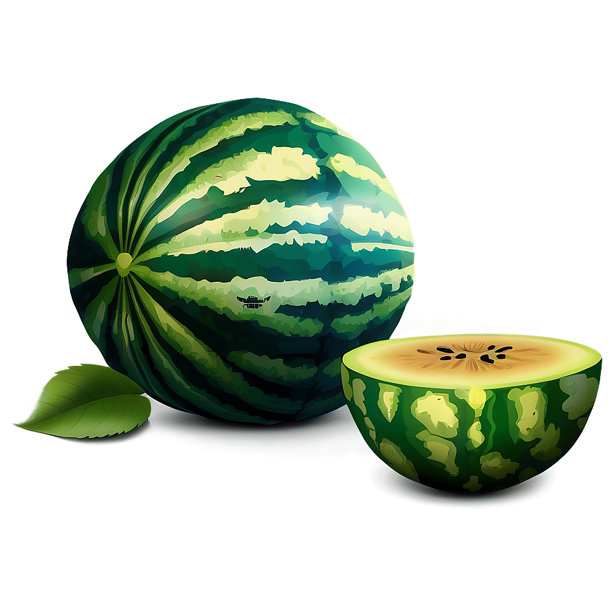 Watermelon Drawing Png 05232024