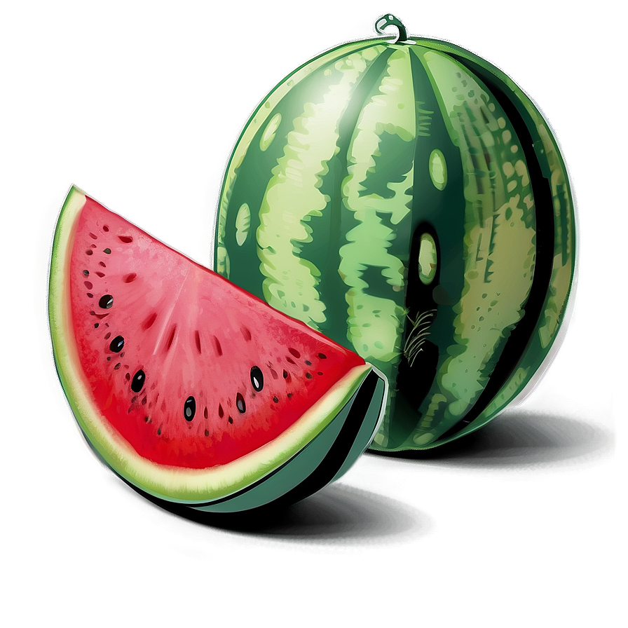 Watermelon Drawing Png Pdr