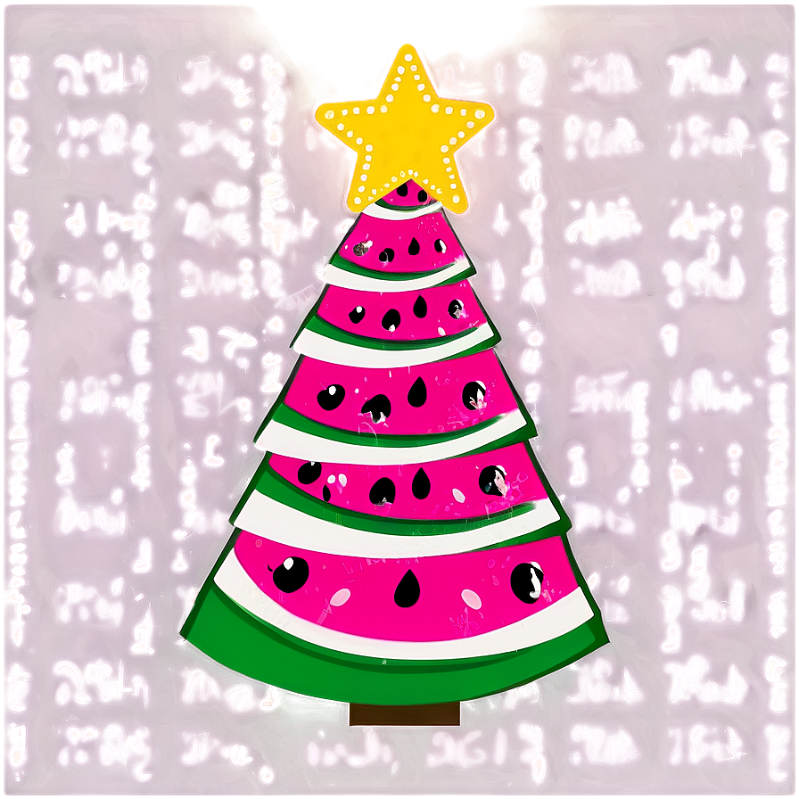 Watermelon Pink Christmas Tree Png Xwa