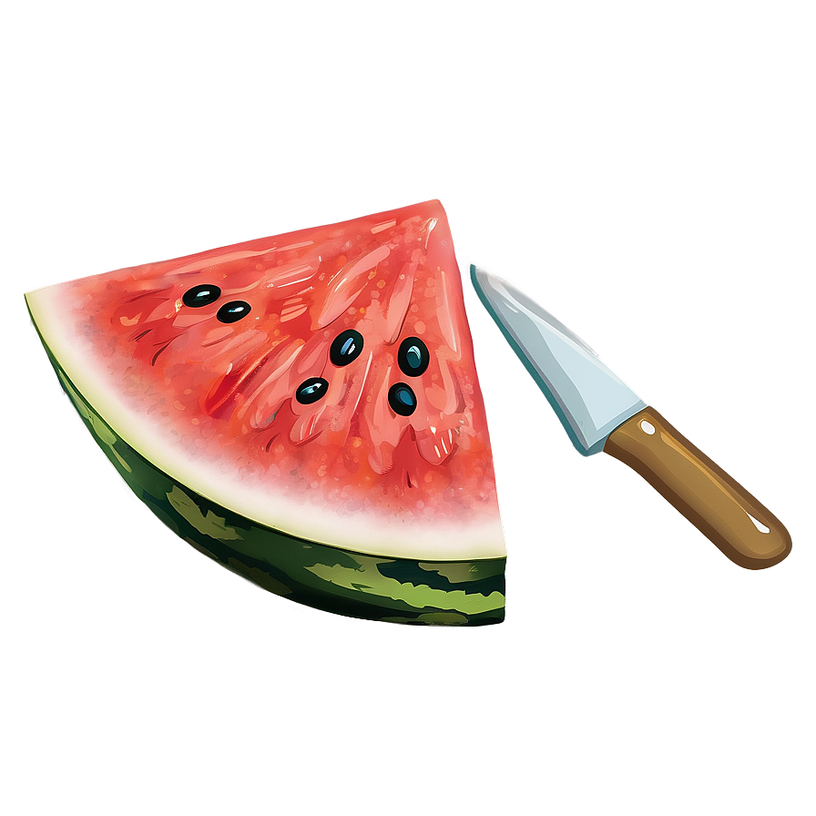 Watermelon Slice With Bite Png Ict