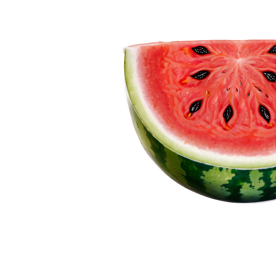 Watermelon Slice With Juice Png Hna22