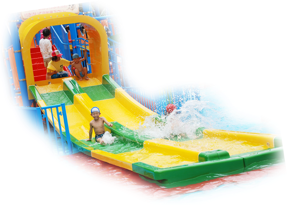 Waterpark Fun Slide Action