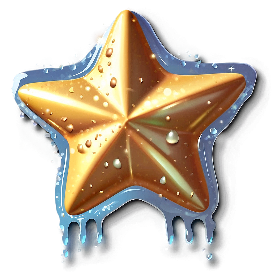 Waterproof Star Sticker Png Vww47