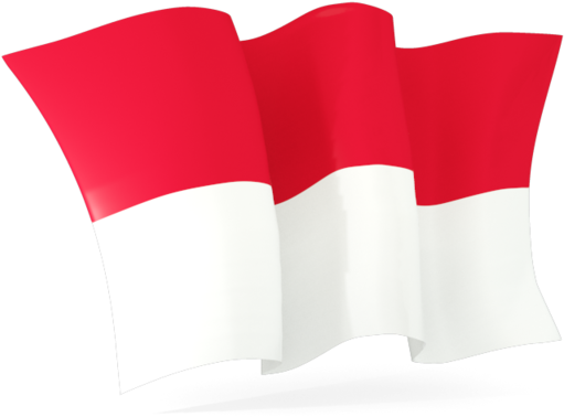 Waving Flagof Indonesia