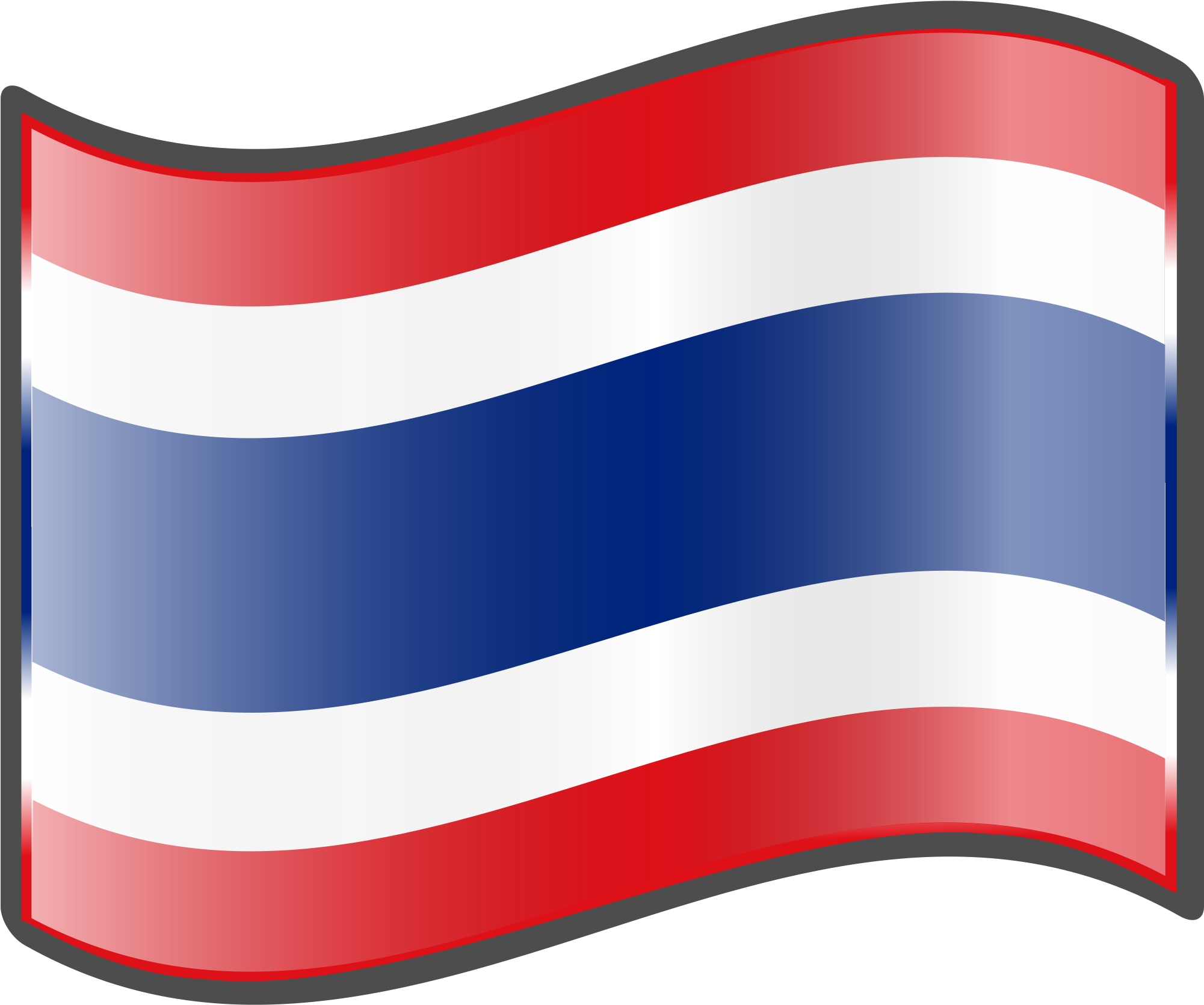 Waving Flagof Thailand