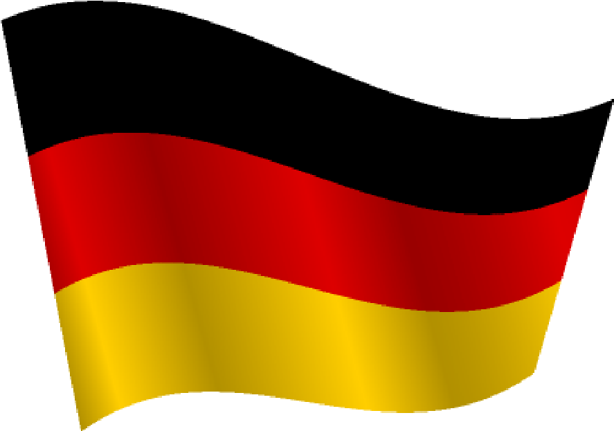 Waving Germany Flag Graphic