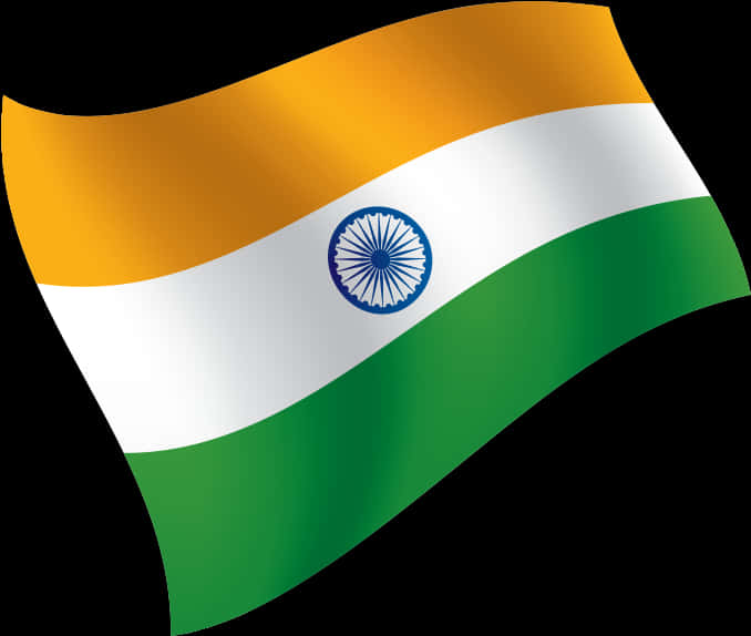 Waving India Flag
