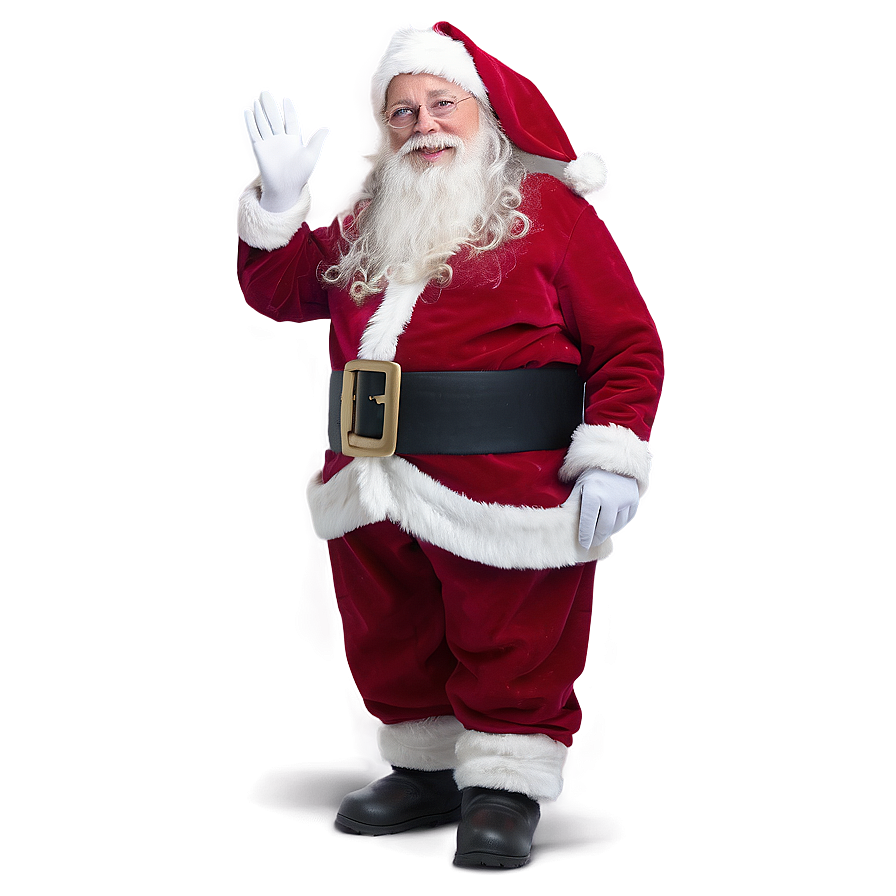 Waving Santa Png 56