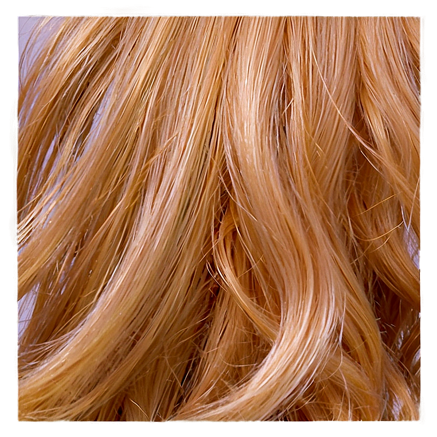 Wavy Blond Hair Png 06262024