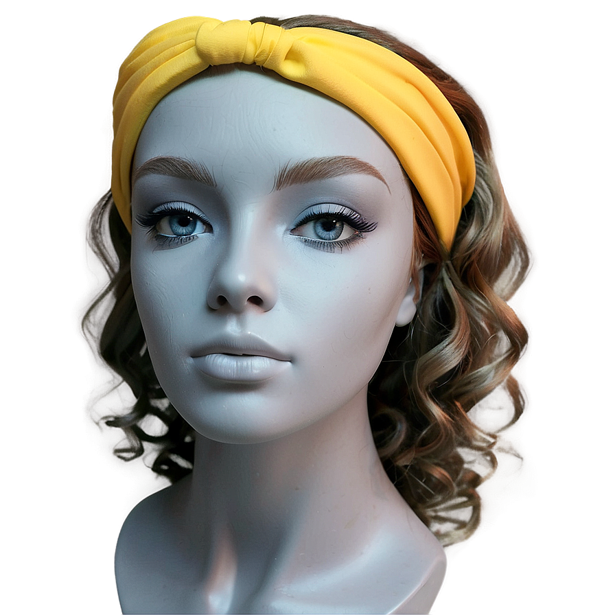 Wavy Hair With Headband Png 06272024