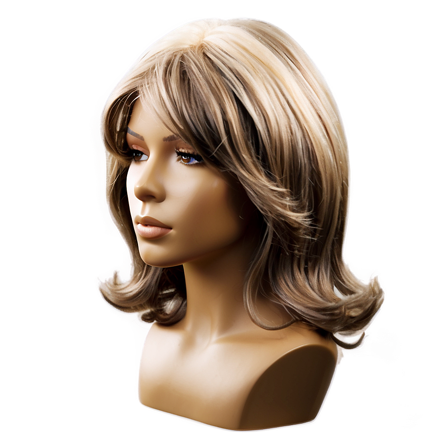 Wavy Wig Png Pie