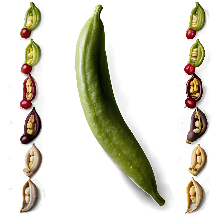 Wax Bean Vegetable Png Lcd