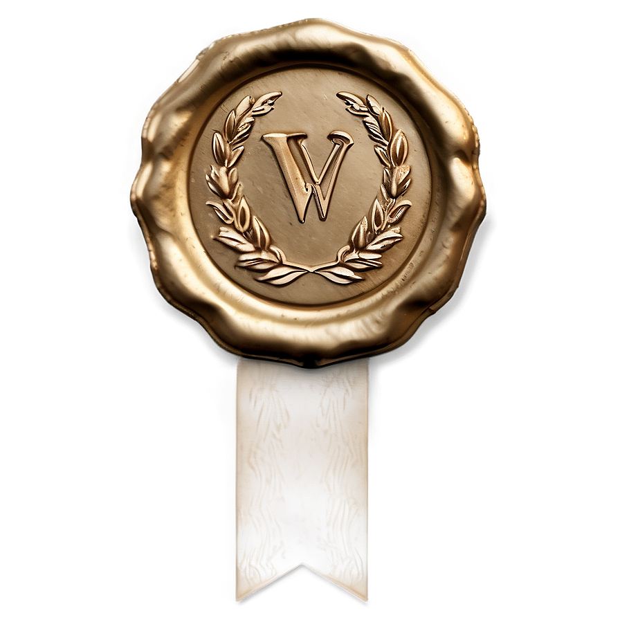 Wax Seal Ribbon Png Kyg93