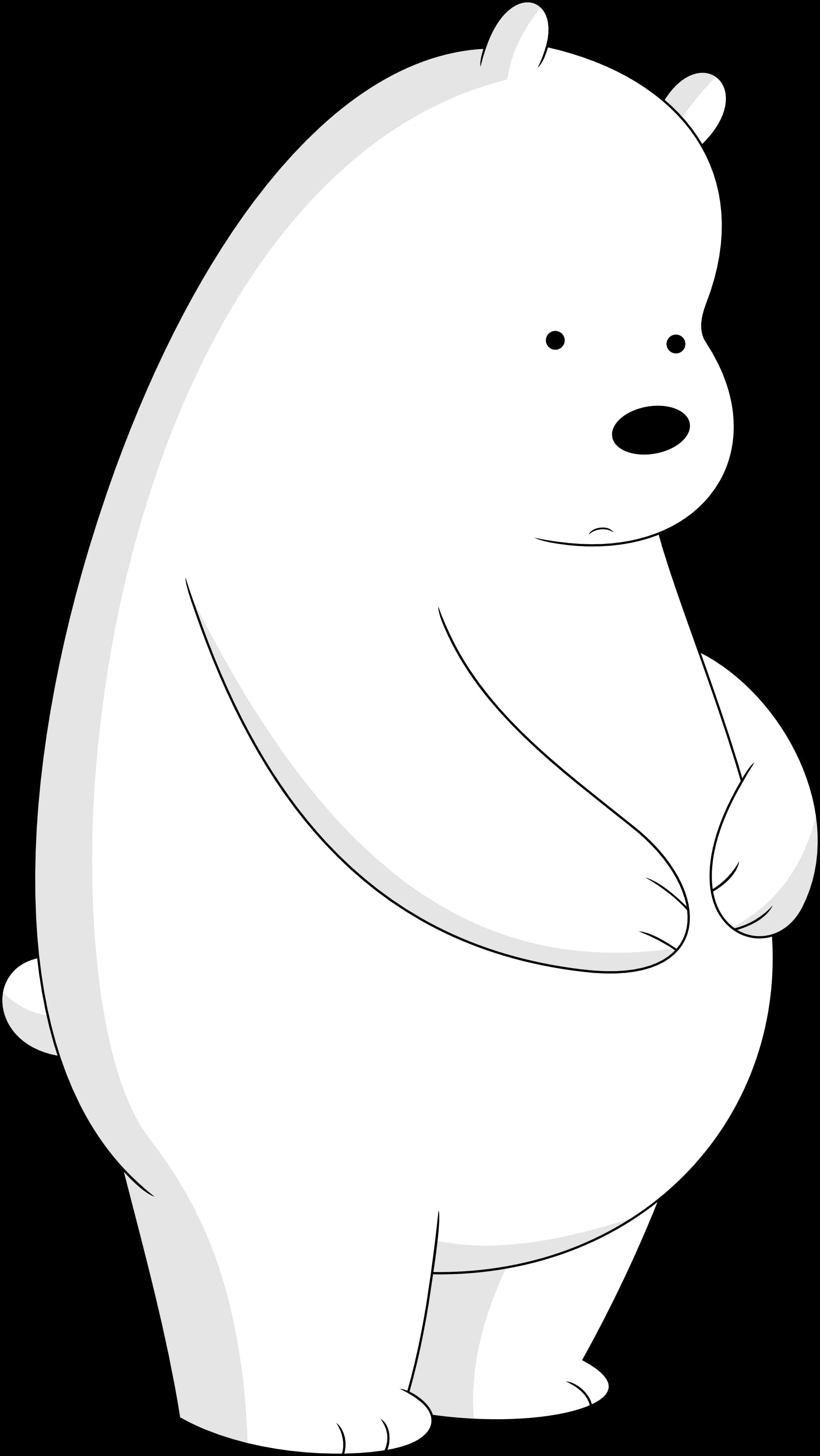 We Bare Bears Polar Bear Standing