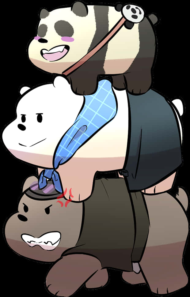 We Bare Bears Stacked Brothers