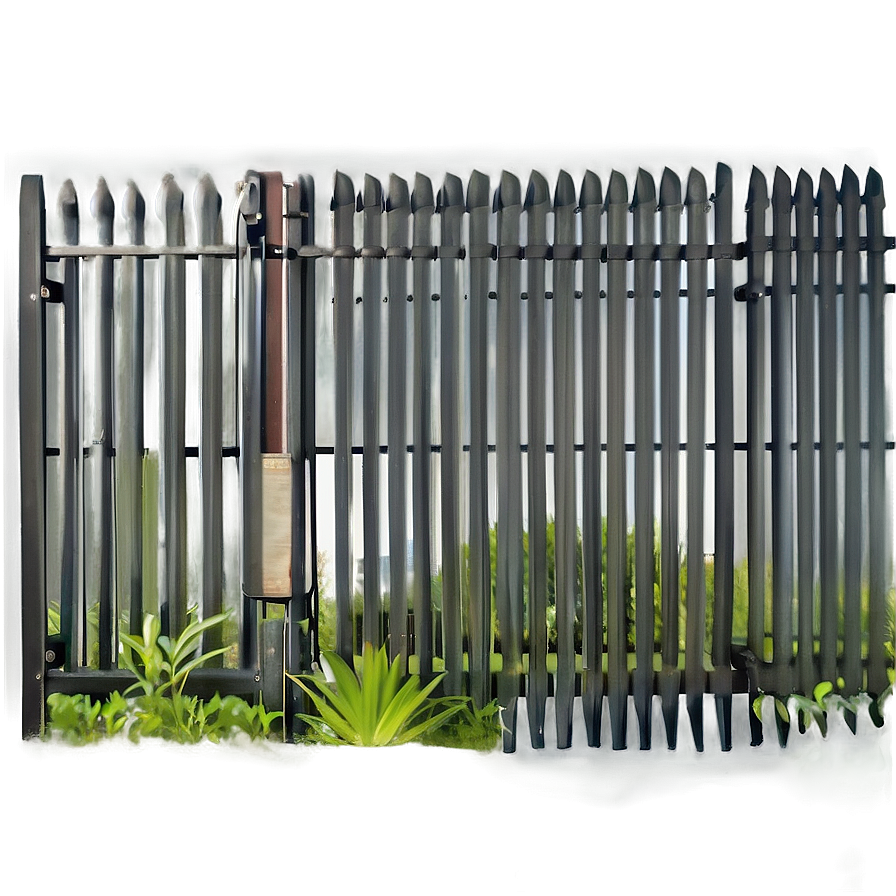 Weather-resistant Metal Fence Png 06272024