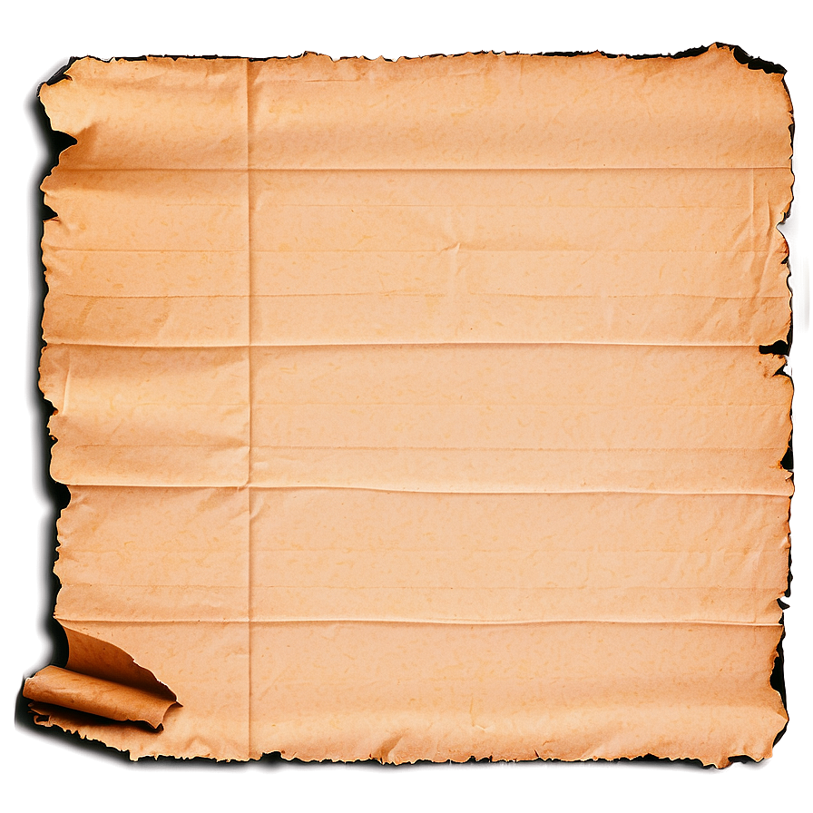 Weathered Burned Paper Png 87