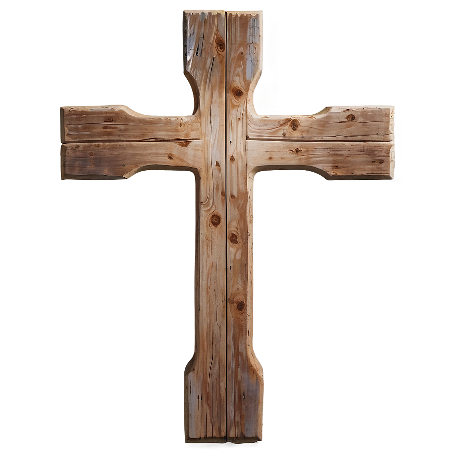 Weathered Wooden Cross Png 05252024