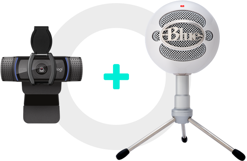 Webcamand Studio Microphone Setup