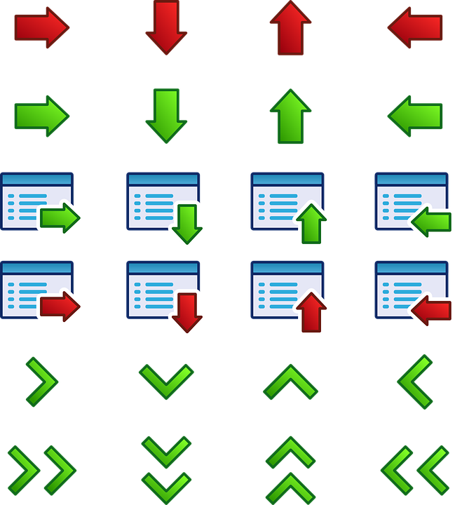 Website Navigation Icons Pattern