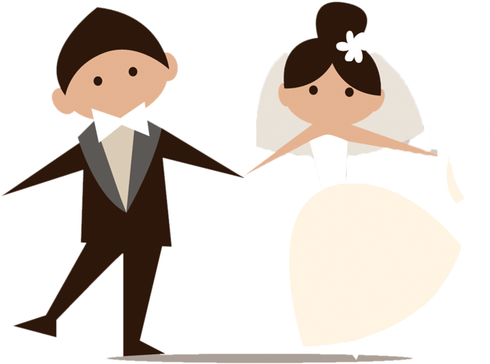 Wedding Cartoon Couple