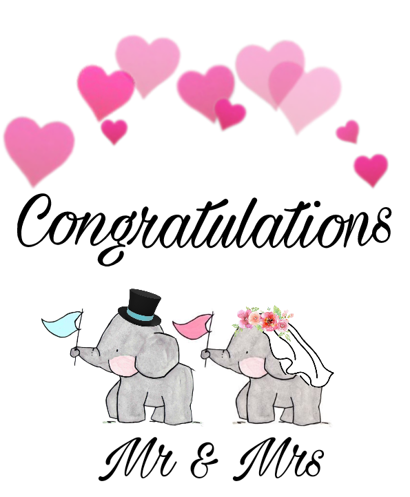 Wedding Congratulations Elephants Heart Crown.png