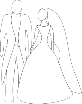 Wedding Couple Silhouette