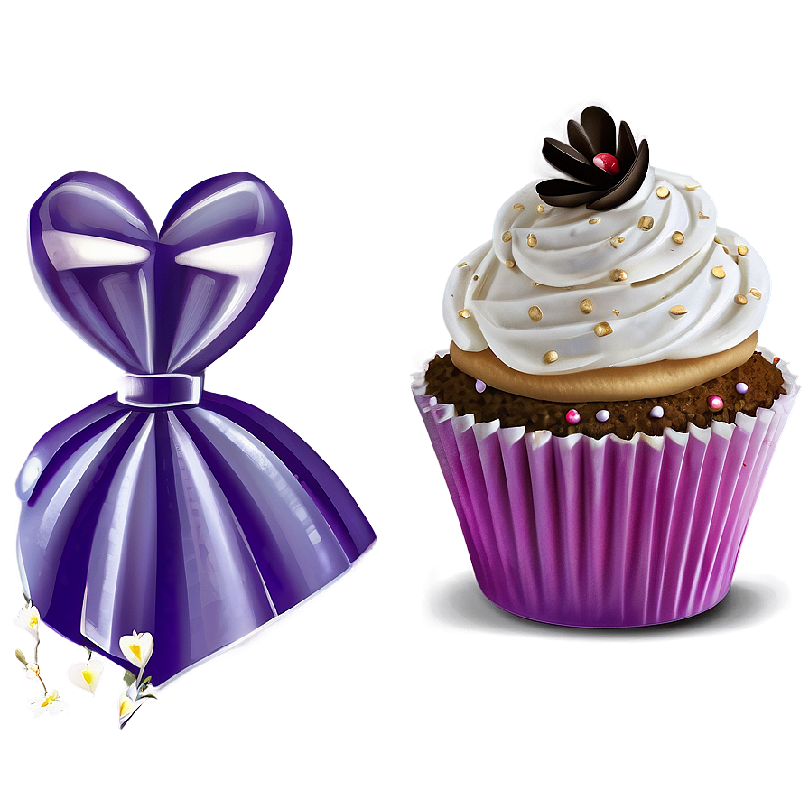 Wedding Cupcake Png 83