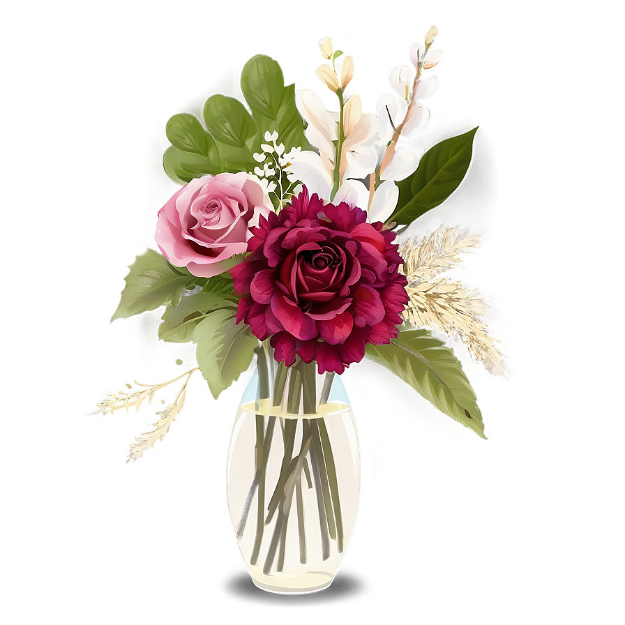 Wedding Flower Vase Png 2