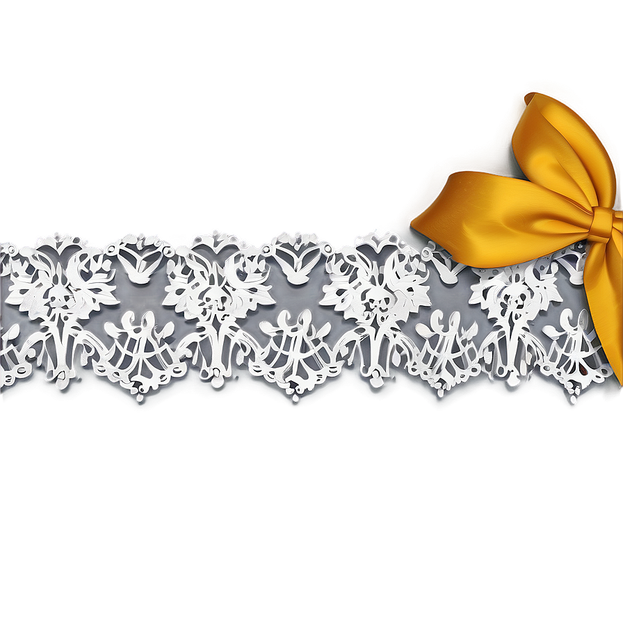 Wedding Lace Border Png 05042024