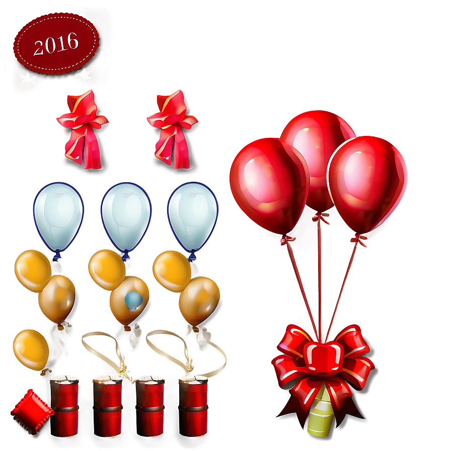 Wedding Red Balloons Png 70