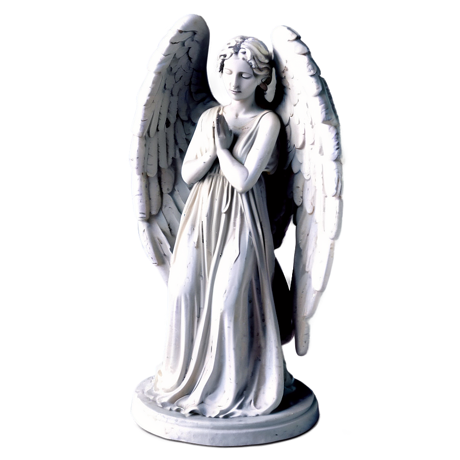 Weeping Angel Statuette Png Kin