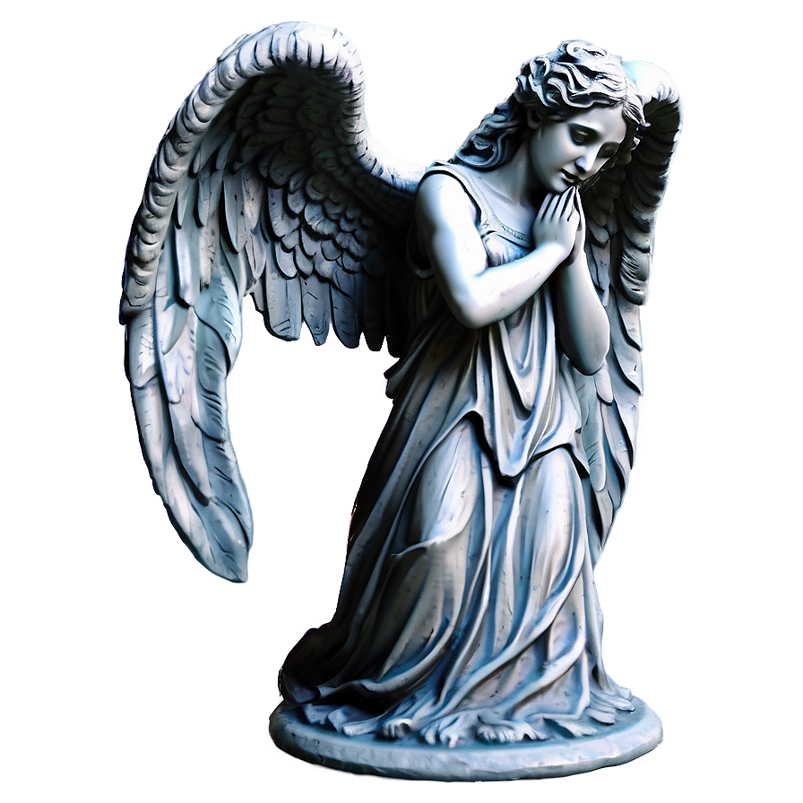 Weeping Angel Statuette Png Tvl12