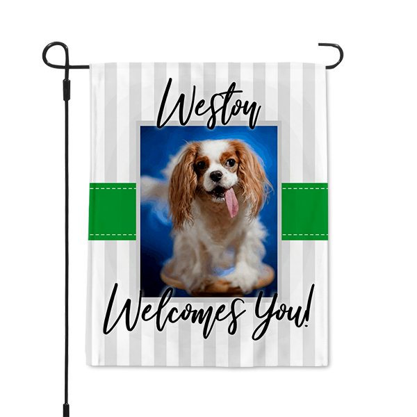 Welcome Dog Garden Flag