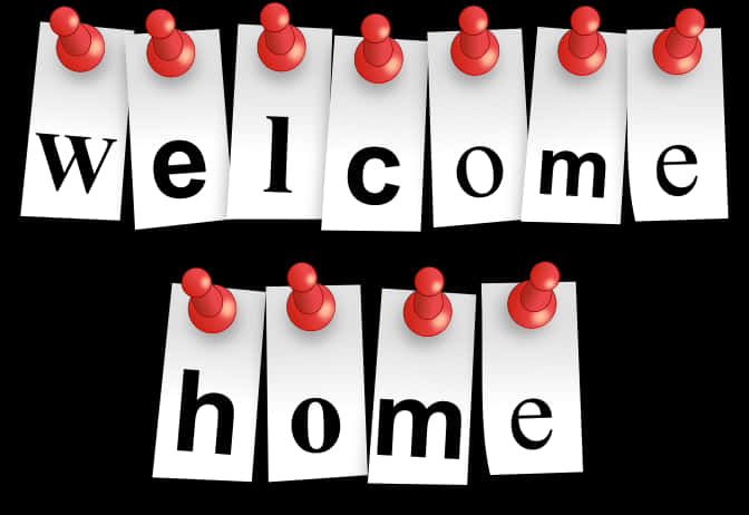 Welcome Home Pinned Notes