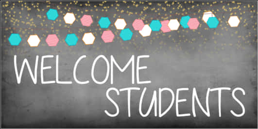 Welcome Students Classroom Sign