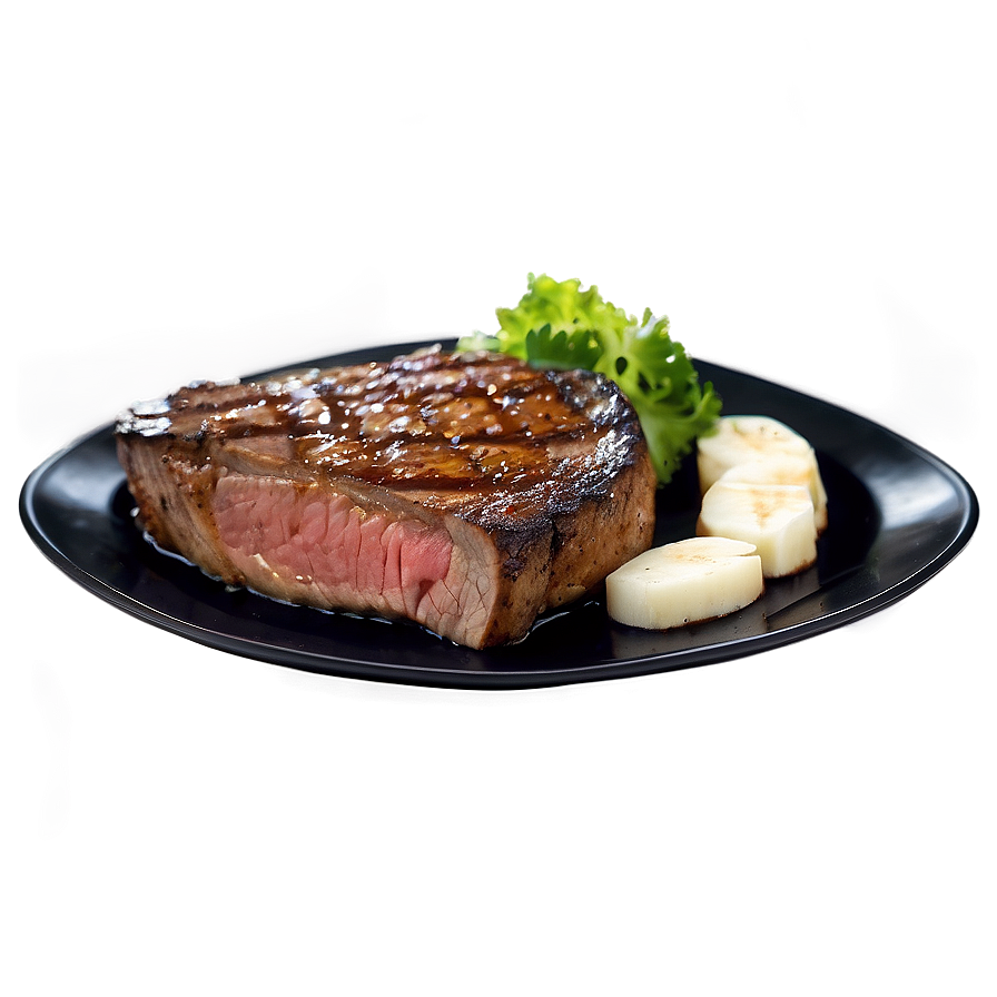 Well-done Steak Meal Png Atx30
