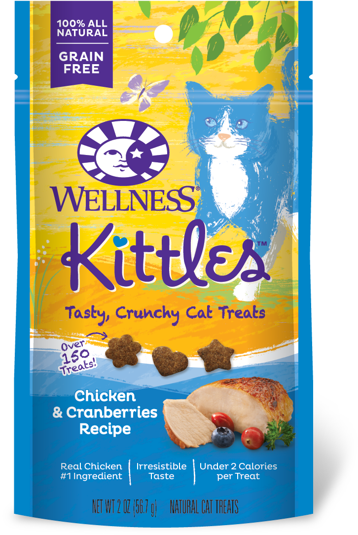 Wellness Kittles Cat Treats Chicken Cranberries